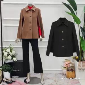 [미니멈]MD 울 100  카라넥 케이프 자켓 MD MXDAWJ1230 M_CJ