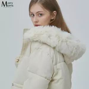[모리모리스][모리모리스(Morry Morris)] 미엔 후드 사파리 패딩 점퍼
