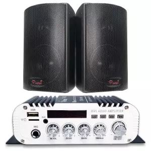 카페스피커 블루투스 미니앰프+60W스피커 세트 (VT-A20+VTS-301)