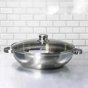 ( )키친아트 전골냄비 인덕션 찌게 냄비 스텐 통5중 32cm