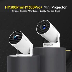넷플릭스빔프로젝터 Magcubic HY300 Pro 4K HD 안드로이드 11 휴대용 프로젝터 290ANSI WiFi6 BT5 야외 극장 5W HiFi 통합 사운드베이스 스피커