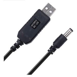 5.5*2.1mm WiFi-모바일 전원 코드 커넥터 DC 5V-5V/9V/12V USB 케이블 부스터 컨버터