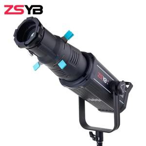 ZSYB YG90 19 36도 보웬스 경량 마운트 스포트라이트 프로젝터 (내장형 기하학적 시트 모양 필터 포함)