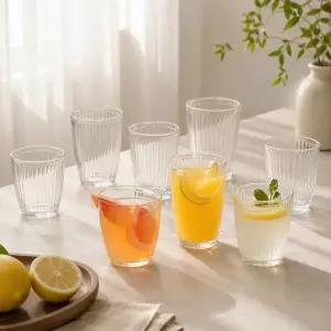 메종오브제 몬즈 플리츠 글라스270+380ml 8P 코스트코 마켓송지2606