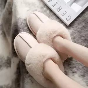 남녀 공용 데일리 패션 코디 슈즈 슬리퍼 겨울 방한 남녀공용기모슬리퍼 (W99DB32)