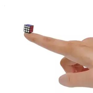 1 CM 미니 큐브 3x3x3 미니어처 스피드 마이크로 3*3 손가락 끝 가장 작은 귀여운 성인 교육 완구