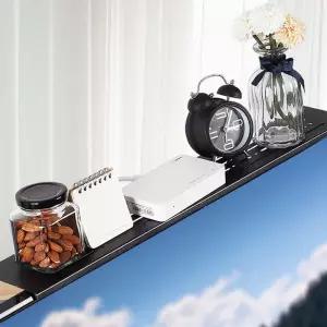 TV거치대 소 셋탑모니터트레이 받침대수납 위선반다이셋톱박스 셋박스 사운드바 스피커 와이파이 무타공 무