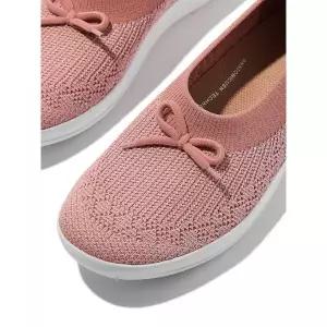 핏플랍 FITFLOP 여성 리본 니트 슬립온 - 더스키 핑크 메탈릭 (FT59K2M14X) FT59K2M14X 425014