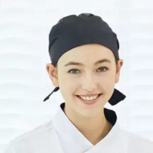 블랙 메쉬두건 반망사두건 그물망두건 조리사두건 주