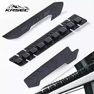 KRSEC MTB 로드 바이크 프레임 보호대 자전거 미끄럼 방지 스티커 실리콘 체인스테이 가드 패드 에어백