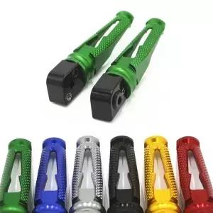 가와사키 Z750 Z900 Z000 ZX6R Z800 ER6N Z900RS 오토바이 발 페그 페달 CNC 알루미늄 뒷좌석 승객