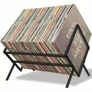 비닐 레코드 보관함 랙 80 lps 앨범