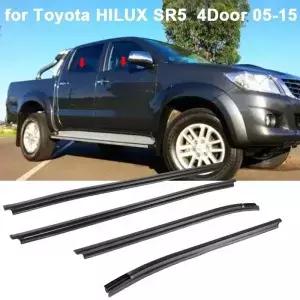 도요타 HILUX SR5 용 자동차 사이드 윈도우 실란트 스트립 문짝 도장 웨더스트립 방수 4 도어 2005205