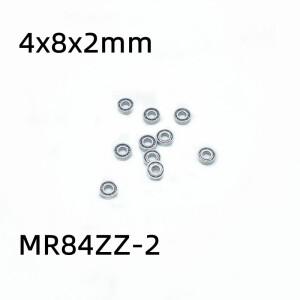 10Pcs MR84ZZ-2 볼 베어링 4x8x2mm 깊은 홈 미니 소형어처  품질