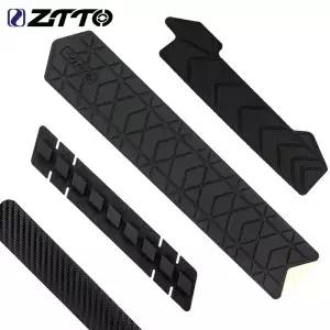 ZTTO MTB 도로 자전거 프레임 보호대 미끄럼 방지 스티커 실리콘 체인 스테이 가드 패드 에어백 다운 튜브
