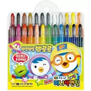 뽀로로미니색연필 24색 지구화학