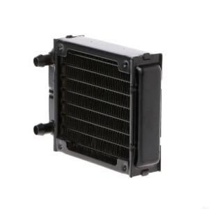 R9UA 컴퓨터 CPU 방열판 교환기 PC 수냉 알루미늄 라디에이터 쿨러 8 튜브 80mm 8CM 팬