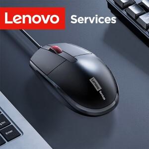 Lenovo M280 유선 무음 마우스 사무실 홈 비즈니스 일반 USB 데스크탑 노트북