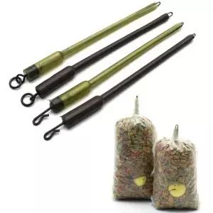 8pcs 잉어 낚시 QC PVA 가방 줄기 머리 장비 도구에 대 한 Boilies 미끼 거친 방법 피더 태클