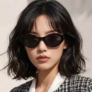 선글라스 CH5416 1711/S4 명품 오발 레터링 캣아이 뿔테