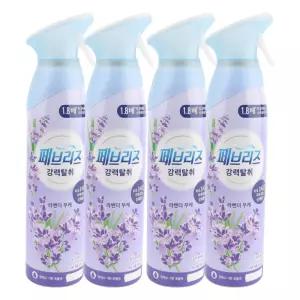 페브리즈 에어 실내용 탈취제 라벤더부케 4개입 냉장고 공기 옷장 다용도 용제 욕실 신발냄새제거 신발장