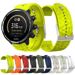 Suunto 7/9 /D5 Spartan 손목 HR Baro 스마트 시계 24mm 밴드 교체 야외  용 스포츠 실리콘 스트랩