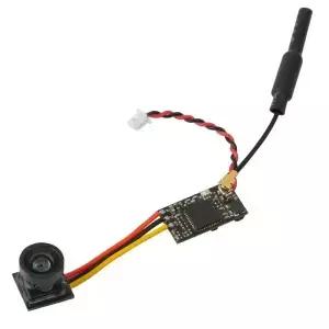 FPV 카메라 AIO 58G 25MW 40CH 800TVL 송신기 LSTS4 RC 레이싱 드론 항공기 모델 용 OSD 부품이있는