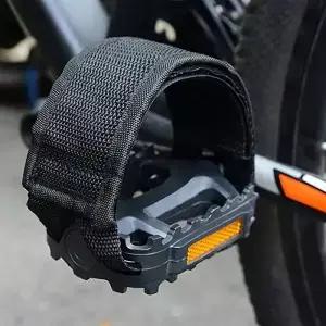 2PCS 자전거 페달 스트랩 발가락 클립 벨트 테이프 고정 기어 사이클링 Fixie 커버