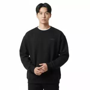 nationalgeographic N261USW901 그리핀 세미오버핏 맨투맨 BLACK