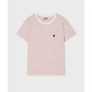 후아유 Steve Multi Stripe T-shirtF WHRSG2531F