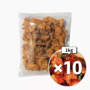 동해 닭강정 가라아게 순살 치킨 후라이드 1kg, 10개