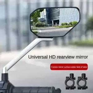 2 개/짝 8mm 오토바이 미러 스쿠터 전자 자전거 백미러 Electromobile 뒷면 볼록 거울
