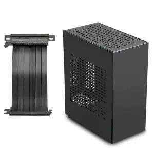 알루미늄 HTPC 미니 ITX PC 케이스 PCIE 3.0 케이블 섀시 게임 컴퓨터 지지대 그래픽 카드 RTX2070 I5