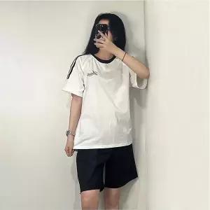 페이크맨투맨 레터링 박스 컴포트 쿨링 트렌드 대챙