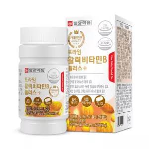 일양약품 프라임 직장인 학생 활력 비타민B 플러스 60정 엽산 종합 에너지 영양제