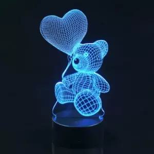 (3D LED 무드등) 곰돌이 (CBT940077)인테리어조명등 인테리어등 무드등 취침등 3D등 침실등 수면등 자취선