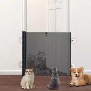 애완동물 슬라이드 안전문 강아지 고양이 출입 장비방묘 묘창 고양이안 용품 캣도어 펫도어시공 방문 도어