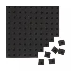 100Pcs/시트 수경 식물 스폰지 정원 재배 묘목 무 토양 배양 심기 도구 야채 보육 냄비 트레이