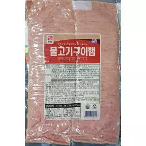 불고기구이햄 (사조 슬라이스 1K) 불햄 반찬 반찬용