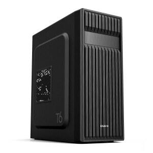 잘만 T6 ATX 미드 타워 컴퓨터 PC 케이스, 사전 설치된 120mm 팬, 5.25 ODD, USB 3.0, 패턴 메시 디자인, 게임 워크스테이션용 mATX ITX, 블랙