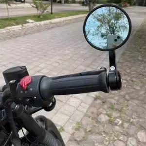 로얄 엔필드 불릿 유성 클래식 350 500 인터셉터 650 CNC 오토바이 바 엔드 미러 레트로 핸들바 팁