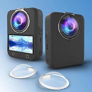 PULUZ For DJI Osmo 360 액션 카메라 PC 렌즈 가드 보호 커버 충돌 방지 스크래치 렌즈 캡 액세서리