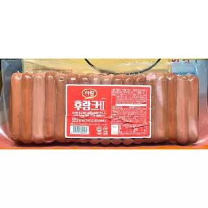 (튼튼)하림 치킨 후랑크 소시지 1kg X10닭고기 소세지