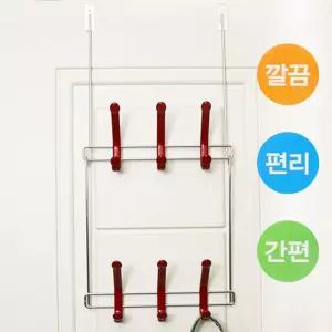 (튼튼)키친아트 도어후크 2단소품행거 도어훅 걸이 다용도