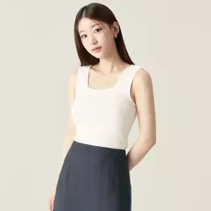로엠 스퀘어넥 나시 스웨터_RMKAF24R01