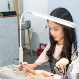 네일샵 집게 램프 작업등 스탠드 라이트 조명 테이블