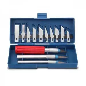 페이퍼 종이 나무 아트 정밀 커터 공예 공작 프라모델 3D 프린터 후가공 조각 칼 13pcs 세트 M10664