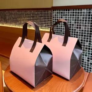 일회용 케이크 보냉백 가방 은박 보온 손잡이 부직포 일회용케이크보냉백