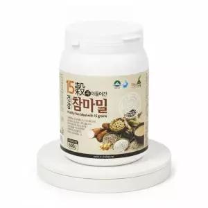 [무료 배송] 국산 맛있는 600g 15곡이들어간건강참마밀 미숫가루