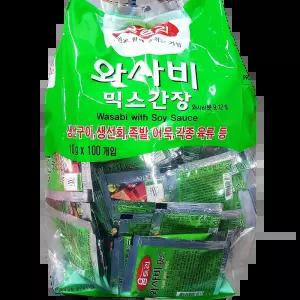 움트리 와사비믹스 (10g 100입) X6 식당용 식당 스시용 가정용 롤초밥용
